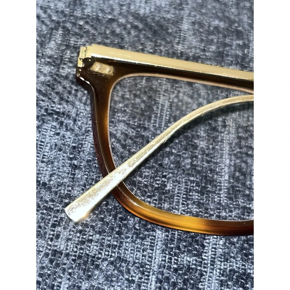 Warby Parker CALEB M 2123 Woodgrain Tortoise/Polished Gold 50-18-142 Frames Only